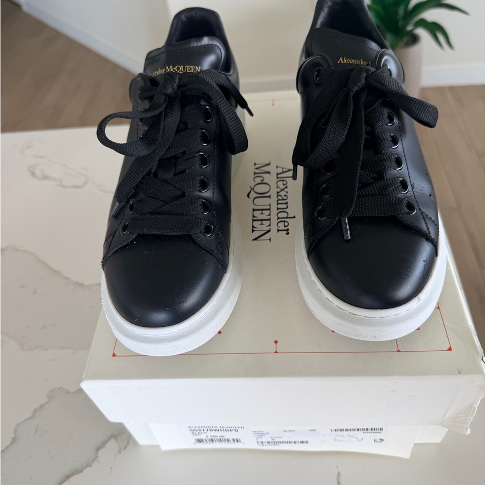 Alexander McQueen Black and White Sneakers